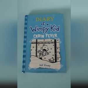 Diary Of A Wimpy Kid Book Hardcover  Cabin Fever Good Condition